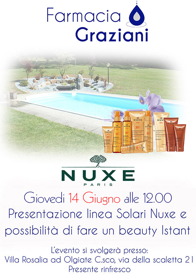 Giovedi 14 giugno evento Nuxa